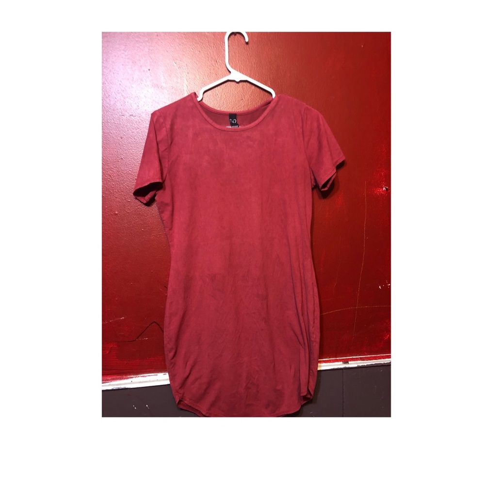 burgundy velvet soft mini